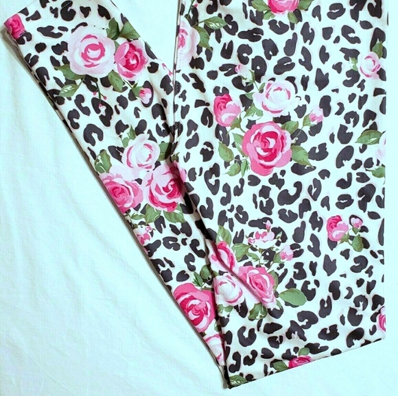 NWT SET LuLaRoe 2XS Perfect T & CP Tween Leopard Leggings - Picture 8 of 12